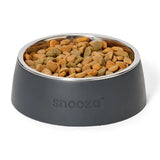 Snooza Bowl Concrete & Stainless Steel Charcoal