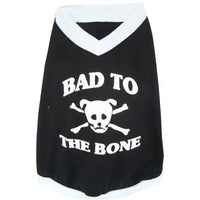 Dog T-Shirt Pampet Bad To The Bone