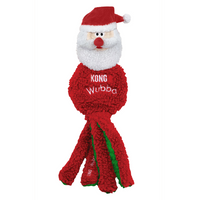 KONG Holiday Wubba Flatz Santa