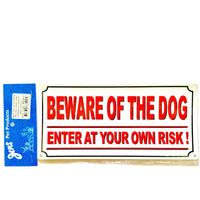 Jens Beware of the Dog Sign