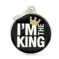 My Family I’m The King ID Tag Charm
