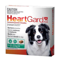 HeartGard Medium Green 12-22kgs 6pk