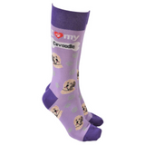 Dog Society Socks Cavoodle Purple