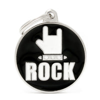 My Family Rock ID Tag Charm