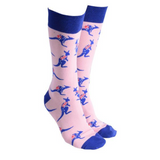 Sock Society Kangaroo Flag Light Pink