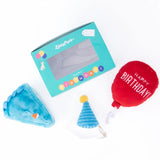 Zippy Paws Pup Birthday Box Blue