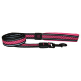 Scream Reflective Padded Leash Loud Pink 120cm