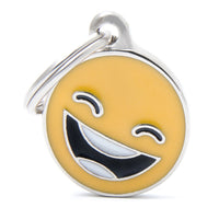 My Family Emoticon Smile ID Tag Charm