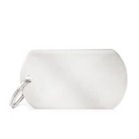 My Family Basic Military Chrome ID Tag Charm