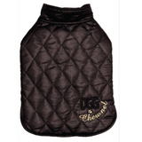 DogGone Gorgeous Wrapper Chewnel Quilted Black Chewnel