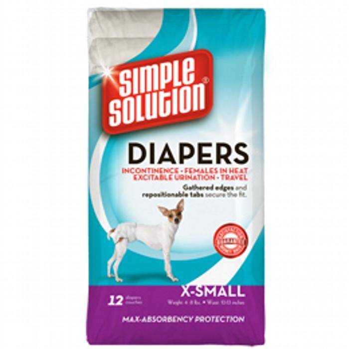 Simple solution dog sales diapers