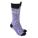 Dog Society Socks Labradoodle Mauve