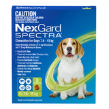 NexGard Spectra Green 7.6-15kgs 6pk