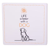 Golden Words Coasters Dog