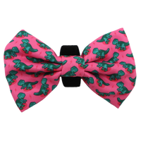 Big & Little Dogs Bow Tie Princess-asaurus