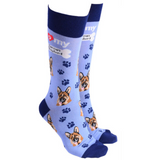 Dog Society Socks German Shepherd Blue