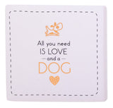 Golden Words Coasters Dog