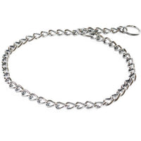 Dog Collar Canine Care Super Link Choker Chain 75 x 3.5cm