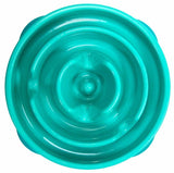Outward Hound Fun Feeder Maze Bowl Teal Small