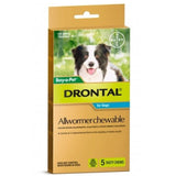 Drontal Allwormer 10kg Chewables 5pk