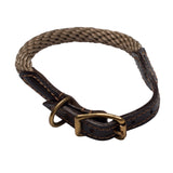 Mog & Bone Leather Rope Collar Large