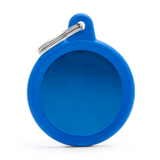 My Family ID Tag Charm Hush Circle Blue