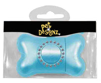 Pet Designz Bling Waste Dispenser Blue