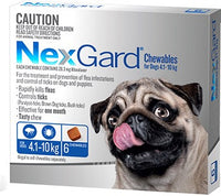 NexGard Chewables Blue Medium 4.1-10kg 6pk